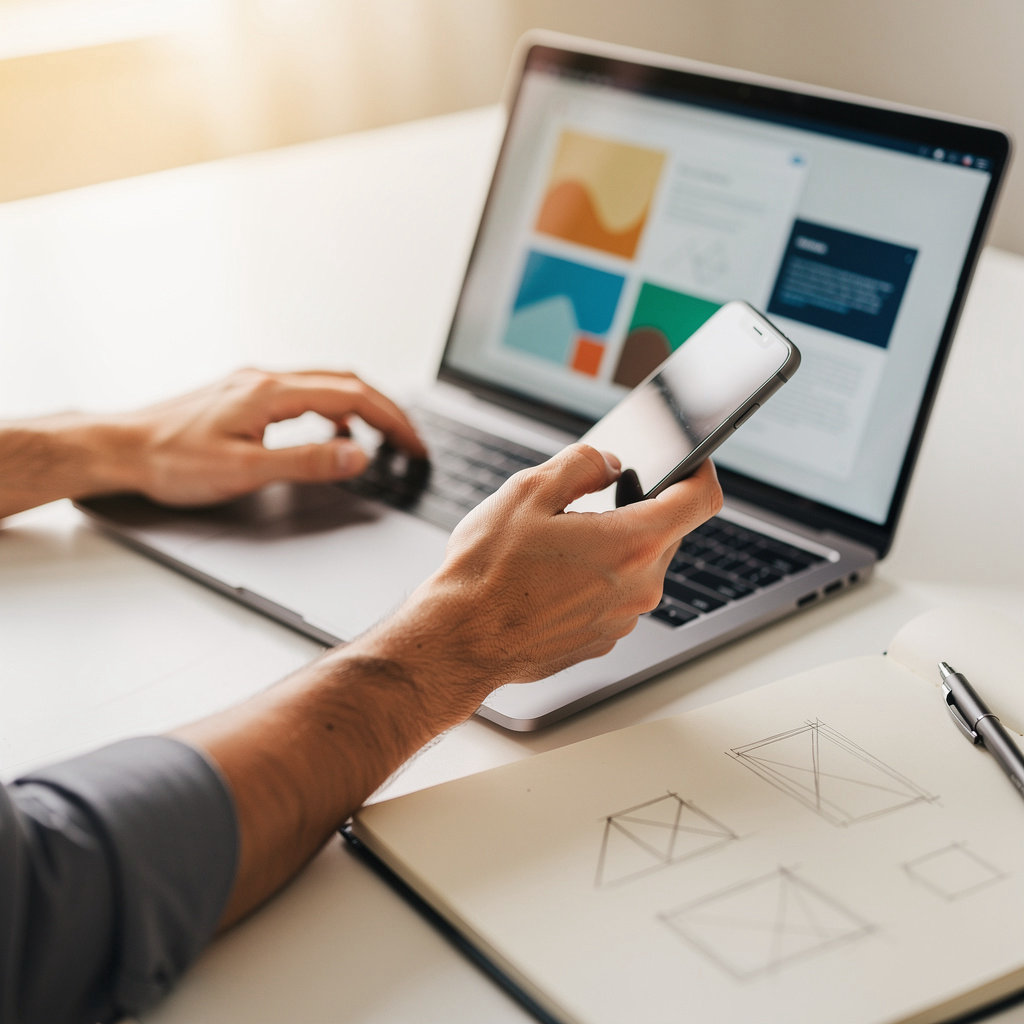 The Beacon San Diego team collaborating on web design and development projects for local San Diego businesses